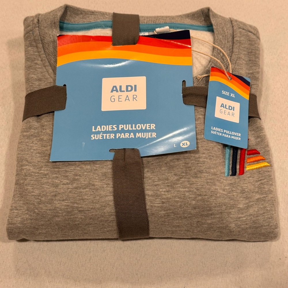 ALDI Gear 2024 Capsule Collection Ladies Pullover Sweatshirt NWT - Picture 3 of 7
